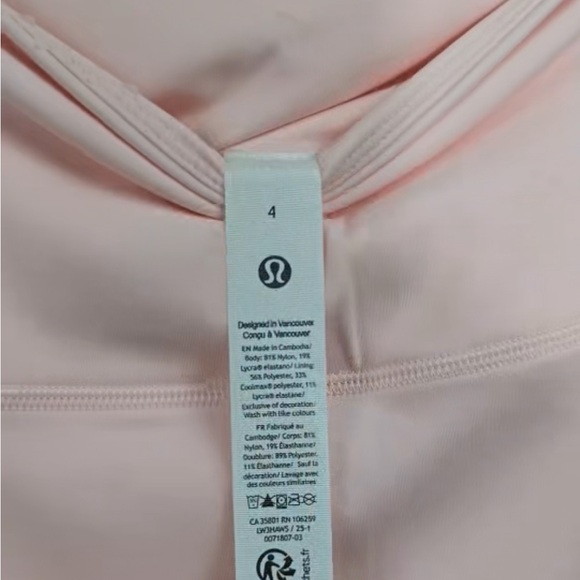 lululemon athletica set blissful pink Full-Zip up define jacket & flare leggings - Picture 6 of 7